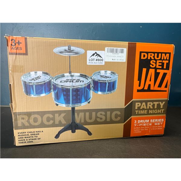 Lot of 1 Kids Drum Set -7PC Set