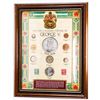 Image 1 : Selected Coinage of George V - Coins Have Shifted in The Frame - Silver & Stamps