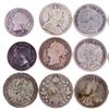 Image 4 : Collection of 30 Canada Histroical Silver Five Cents & Ten Cents, Majority GeorgeV, Includes NFLD. .