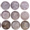 Image 5 : Collection of 30 Canada Histroical Silver Five Cents & Ten Cents, Majority GeorgeV, Includes NFLD. .