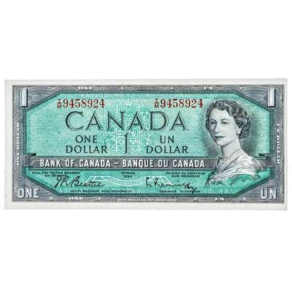 Bank of Canada 1954 $1 UNC TM (NO FPN)