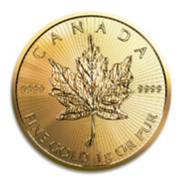 RCM 2023 Fine Pure Gold Maple leaf Coin