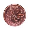 Image 1 : Canada, 1964 One Cent Coin MS63 RED ICCS