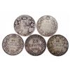 Image 1 : Canada Group of 5 Silver 50 cents
