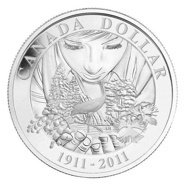 2011 $1 Parks Canada, 100th Anniversary - Silver Dollar Proof, Stock Photo Used For Listing, Coin Ma