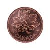 Image 1 : Canada, 1965 One cent Coin MS64 ICCS LB P5;Red