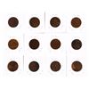 Image 3 : Group of 12 Canada Large One Cent Coins Early 1900's