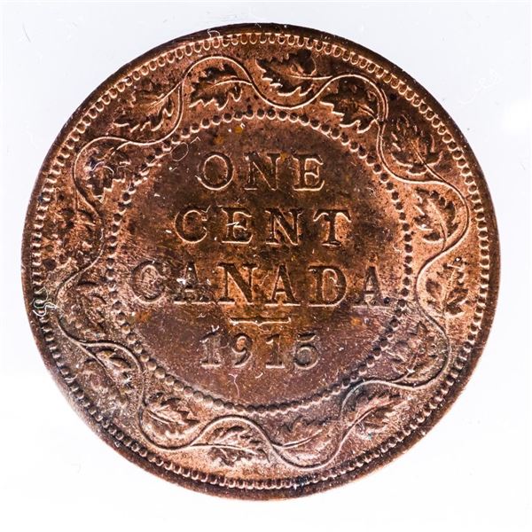 Canada 1915 Large Cent MS65 RED  Choice UNC EGC Certified