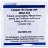 Image 2 : Canada 1915 Large Cent MS65 RED  Choice UNC EGC Certified