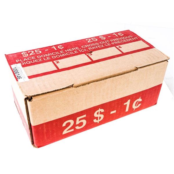 RCM Original Shipping Box - 50 Rolls Mixed One Cent Coins = 2500 Coins