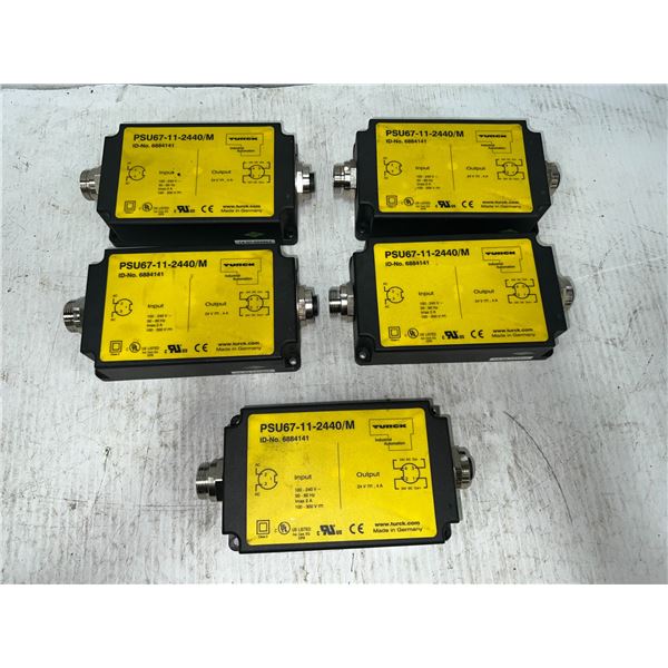 Lot of (5) Turck #PSU67-11-2440/M / #6884141 Modules