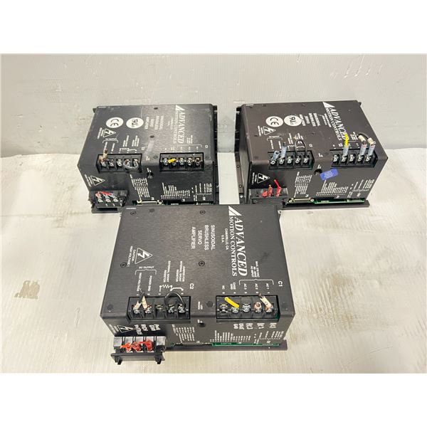 Lot of (3) Advanced Motion Controls Brushless Servo Amplifiers