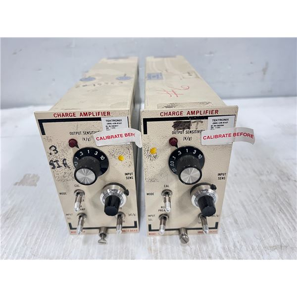 Lot of (2) Unholtz-Dickie Corp. #122P Charge Amplifiers