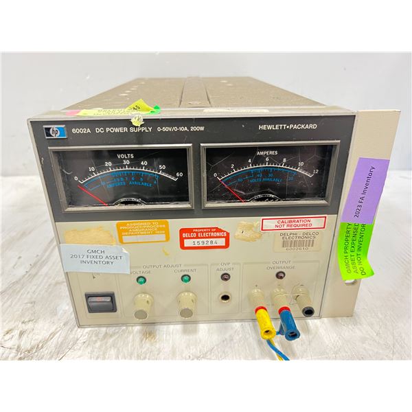 Hewlett Packard #6002A DC Power Supply