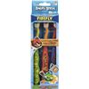 Image 1 : Girls Firefly Angry Birds 3 Pack Soft Suction Cup Stand Toothbrushes