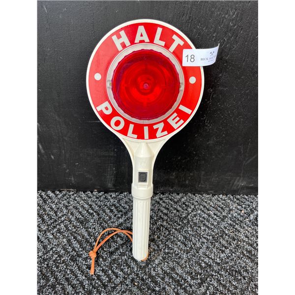 German Traffic Handheld Sign 18IN