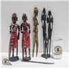 Image 1 : SPECIALTY HAND CARVED AFRICAN FIGURINES