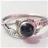 JP966-211 SILVER BLACK ONYX RING