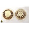 Image 1 : 2 U.S.A. AMERICAN EAGLE PRESIDENTIAL COINS IN