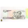 Image 1 : VINTAGE NORTH KOREA 10 WON BANK NOTE, UNC.