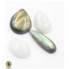 Image 1 : #06- NATURAL LABRADORITE & MOONSTONE 92.40 CT