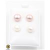 Image 1 : #138-NATURAL AKOYA PEARL EARRINGS