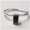 Image 1 : JP966-223 SILVER BLACK ONYX RING