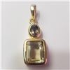 Image 1 : JP966-229 SILVER CITRINE PENDANT