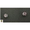 Image 1 : 0.50 CT ROUND BRILLIANT RHINESTONE SOLITAIRE