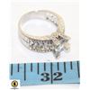 Image 1 : 1.25 CT CENTER CZ WITH 10 MARQUISE AND