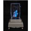 Image 1 : 3D LAZER CRYSTAL LION WITH LED STAND