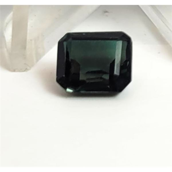 NATURAL RADIENT CUT GREEN 4.6 CT TOURMALINE