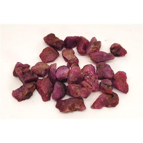 NATURAL 50 CT LOT OF ROUGH PINK RUBY GEM-