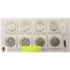 Image 2 : LOT OF 8 CANADIAN DOLLAR COINS 1971-82