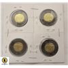 Image 2 : LOT OF 4 UNCIRCULATED 2022 QEII