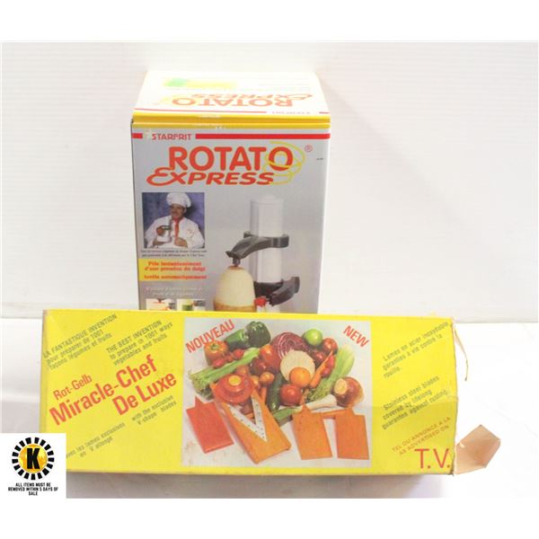 ROTATO EXPRESS & MIRACLE CHEF DELUXE