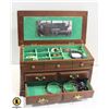 Image 1 : VINTAGE JEWELRY BOX W/COSTUME JEWELRY