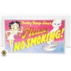 Image 1 : VINTAGE BETTY BOOP 1991 NO SMOKING SIGN