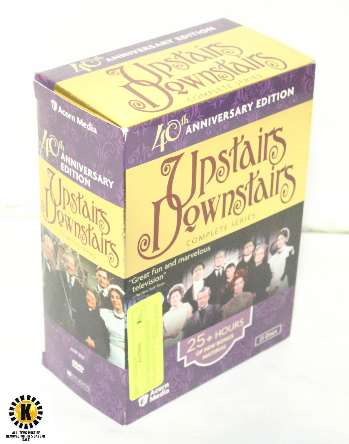 UPSTAIRS DOWNSTAIRS DVD COLLECTION OF 21 DISCS UPSTAIRS DOWNSTAIRS DVD COLLECTION OF 21 DISCS