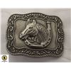 Image 1 : VINTAGE LUCKY HORSE SHOE BELT BUCKLE