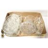 Image 1 : ASSORTED CRYSTAL/ CUT GLASS SERVING DISHES;