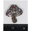 Image 1 : NEW RHINESTONE MUSHROOM BROOCH