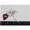 Image 1 : NEW EDDIE MUNSON GUITAR PICK THEME PENDANT AND