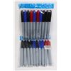 Image 1 : 2 NEW PACKS OF PERMANENT MARKERS. BLACK, BLUE AND