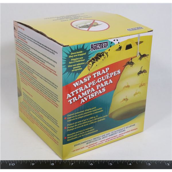 NEW WASP TRAP CONTROLS UNWANTED PESTS. REUSABLE