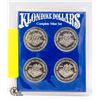 Image 3 : 1984 4 COIN SET KLONDIKE DOLLARS