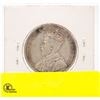 Image 2 : 1917 NFLD KING GEORGE SILVER HALF DOLLAR