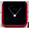Image 1 : STAMPED 925 PENDANT WITH 1.0 CT MOISSANITE
