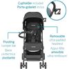 Image 4 : NEW MAXI COSI LARA ULTRACOMPACT STROLLER