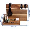 Image 2 : NEW WUTCRFT WOODEN DOCKING STATION NIGHTSTAND